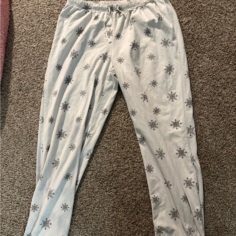 Nautica Gray Snowflake Pajama Pants